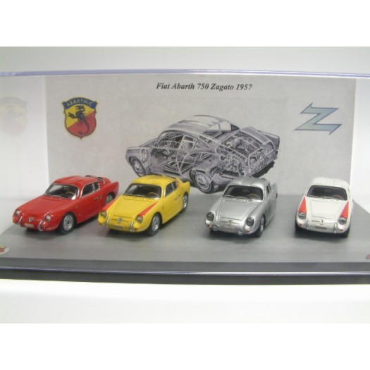 Cofanetto Fiat Abarth 750 Zagato Doppia Gobba 1957 - Special Built 1:43